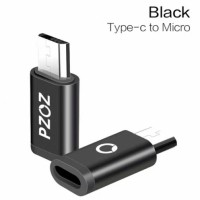 C타입 to Micro 5pin 변환 OTG 젠더 PZOZ Type C Adapter to Micro USB (색상BLACK)